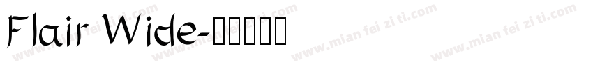 Flair Wide字体转换